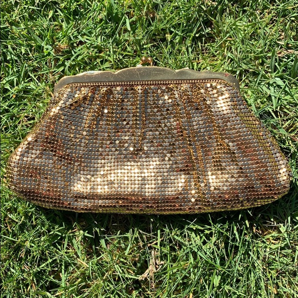 Gold vintage clutch